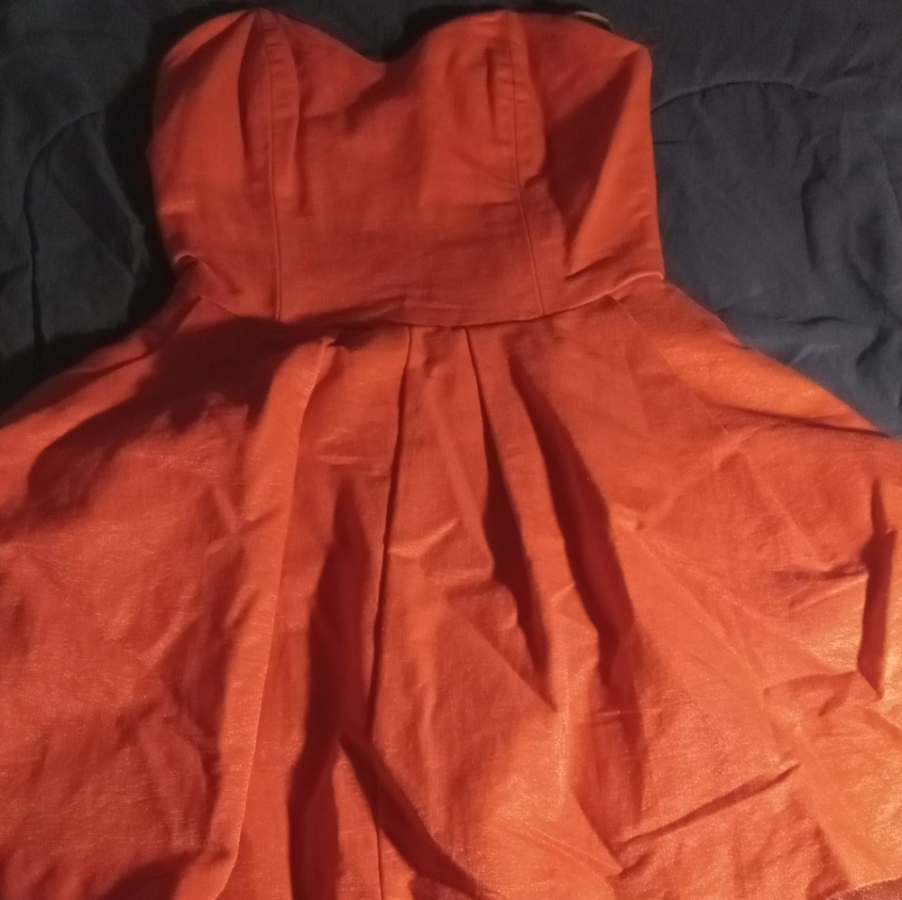Red fit & flare tulle dress